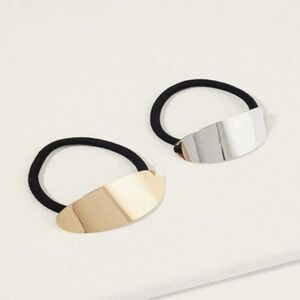 Xtra Strength Hair Bands Silver Black Gold Elastic Band Hair Ties Hair Accessory